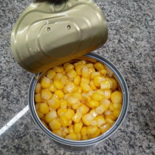 Натуральная пищевая вакуумная консервированная сладкая кукуруза